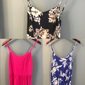 Lot of 3 Old Navy Sundresses.